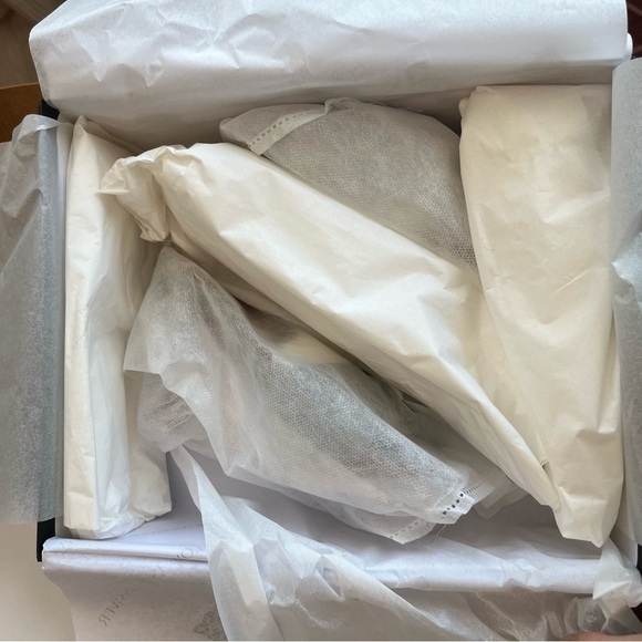 Lita by Ciara Blue Gray Solid Square Open Toe Mule Sandal Heel Size 37 - Picture 6 of 10